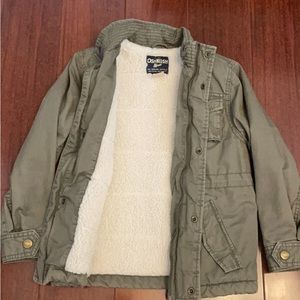 OshKosh Boys Sherpa Lined Military Style Jacket